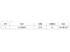 古雷石化管力閥采購預(yù)案所需管力閥公開招標(biāo)